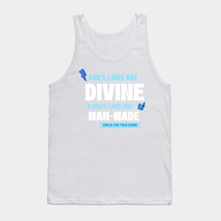 God Is The Judge Tank Top